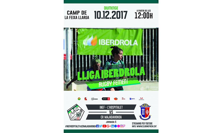 INEF-L’Hospitalet vs CR Majadahonda – 5ª Jornada Liga Iberdrola 2017-2018