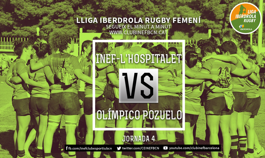 INEF-L’Hospitalet vs CR Olímpico de Pozuelo – 4ª Jornada Liga Iberdrola 2018-2019