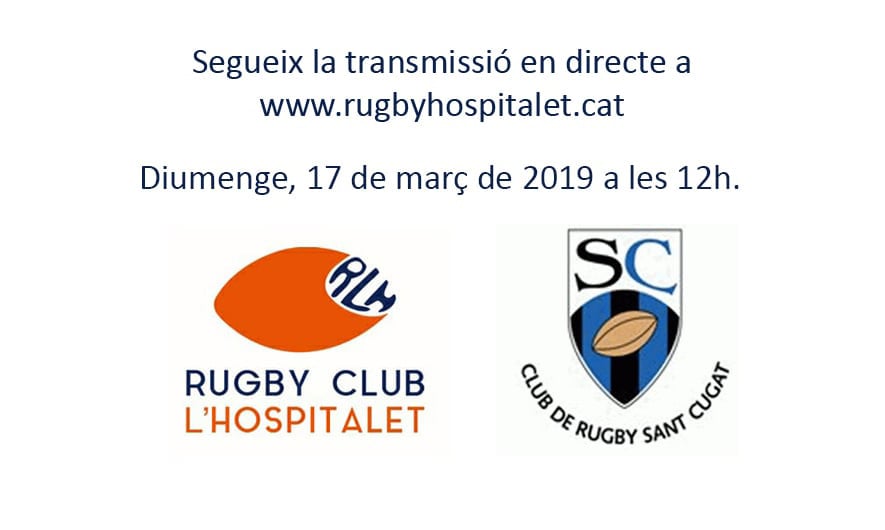 RC L’Hospitalet vs CR Sant Cugat – J21 División de Honor B – Grupo B 2018-2019