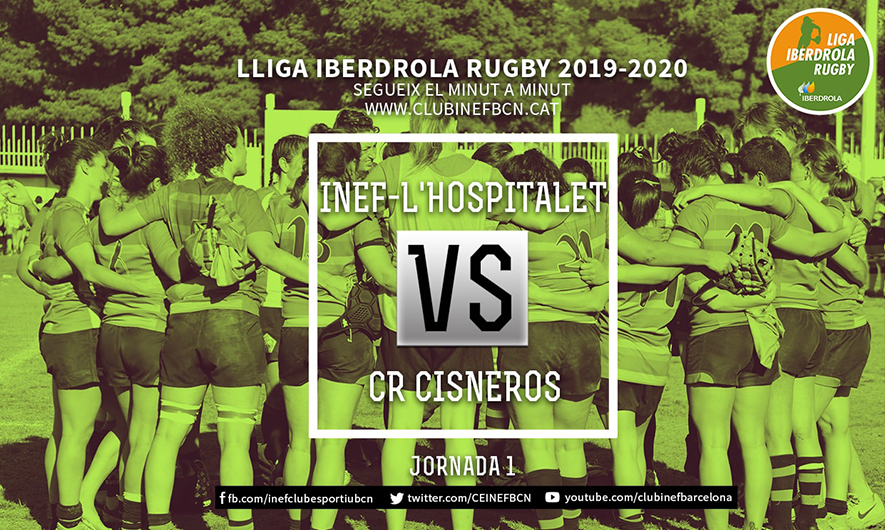 INEF-L’Hospitalet vs CR Cisneros – 1ª Jornada Liga Iberdrola 2019-2020